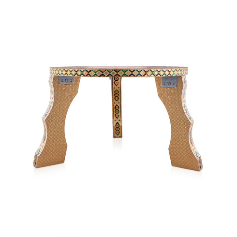 Giri Bajot Meenakari Design Chowki For Pooja